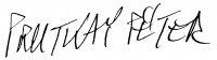  Prutkay, Péter (Prutkai Péter) Signature