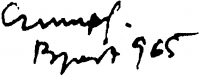  Czumpf, Imre Signature