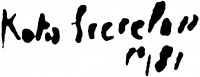 Secrétan, Katia Signature