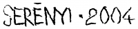  Serényi, H. Zsigmond Signature
