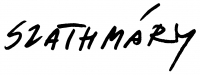  Szathmáry, József Signature