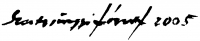 Szentgyörgyi, József Signature