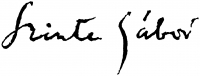  Szinte, Gábor Signature