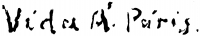 Vida, Árpád Signature