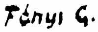 Fónyi Friml, Géza Signature