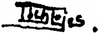 Tóth, Lajos Signature