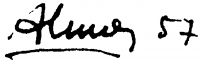 Almási, Gyula Béla (Almásy Gyula Béla) Signature