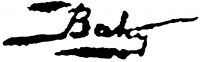 Baky, Albert Signature