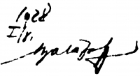 Balázsffy, Rezső Signature