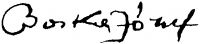 Baska, József Signature