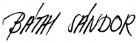 Bátai, Sándor Signature