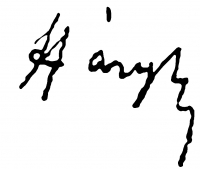  Háry, Gyula Signature