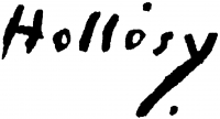 Hollósy, Simon Signature