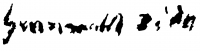  Iványi Grünwald, Béla Signature