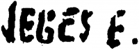 Jeges, Ernő Signature