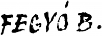  Fegyó, Béla Signature