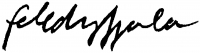 Feledy, Gyula Signature