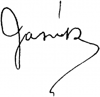 Garzó, Bertalan (Garzó, Bertold, Berchtold) Signature