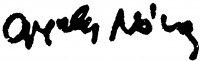 Gergely, Nóra Signature