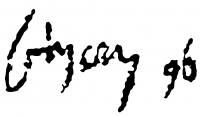 Ghyczy, Dénes Signature
