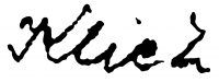 Klie, Zoltán Signature