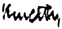  Kmetty, János Signature