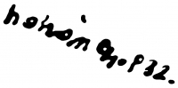 Kohán, György Signature