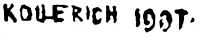 Kollerich, István Signature