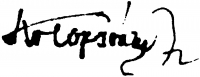 Kolozsváry, Zsigmond Signature