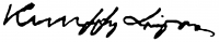  Kunffy, Lajos Signature