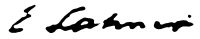 Lahner, Emil Signature