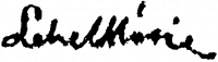 Lehel, Mária Signature