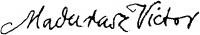  Madarász, Viktor Signature