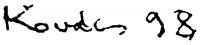 Kovács, László Signature