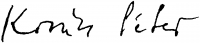  Kovács, Péter (PÉTER, PET'R) Signature