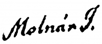 Molnár, József Signature