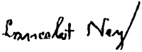 Ney László aláírása