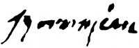 Boross, Géza Signature