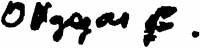 Olgyay, Ferenc Signature