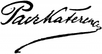 Paczka, Ferenc Signature