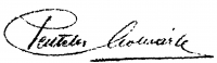  Pentelei Molnár, János Signature