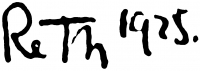  Réth, Alfréd Signature