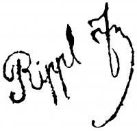 Rippl-Rónai, József Signature