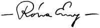  Róna, Emmy Signature