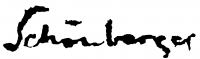  Schönberger, Armand Signature