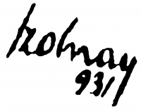  Szolnay, Sándor Signature