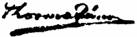 Thorma, János Signature