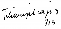 Tihanyi, Lajos, Signature