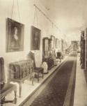 Gróf Pálffy János királyfai kastélyának folyosója, 1900-as évek eleje