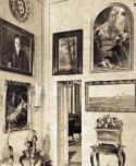 Részlet Hopp Ferenc gyűjteményéből, balra fent a gyűjtő portréjával, 1910 körül